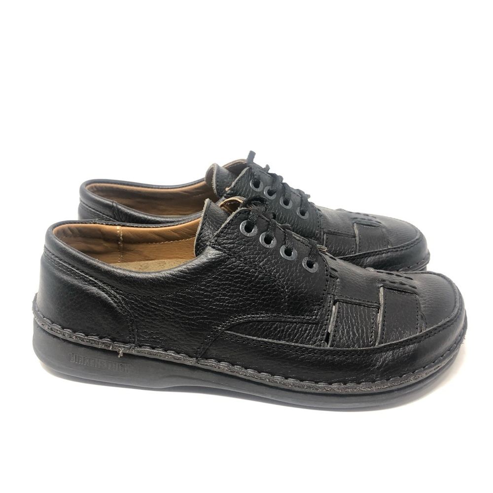 Classic Black Leather Women's Shoes - Picture 3 of 11